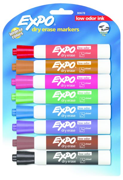 Expo Dry Erase Assorted Markers 8 Count | ISU Bookstore